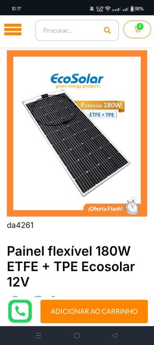 180W Solar Panel482949205392117760