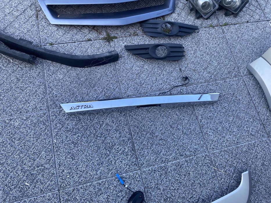 Material OPC para Opel Astra H GTC lip aileron embaladeiras farolins