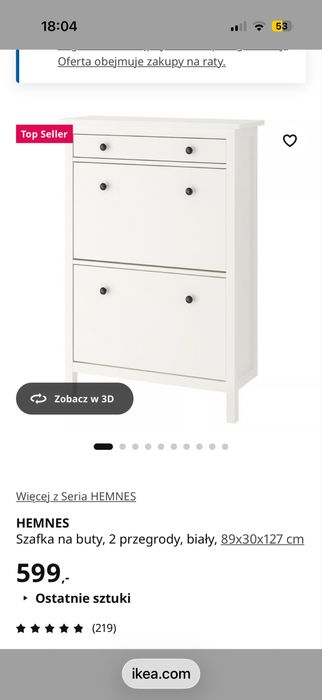 Szafka na buty IKEA