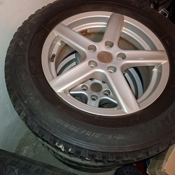 Alufelgi JCL z oponami M+S 215/70R16 100T