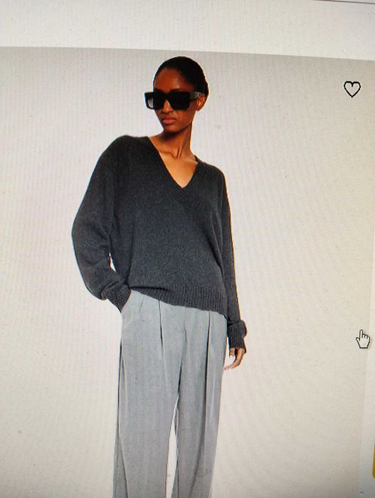 Длинный тёплый свитер пуловер Copines 70% шерсть 20% ангора р.48-54