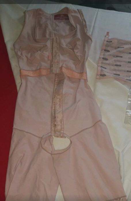 Cinta pôs operatória regata meia coxa