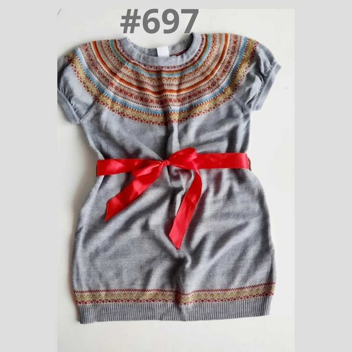 BEZ WAD Sukienka tunika swetrowa do leginsów H&M 3-4lata 98-104cm #697