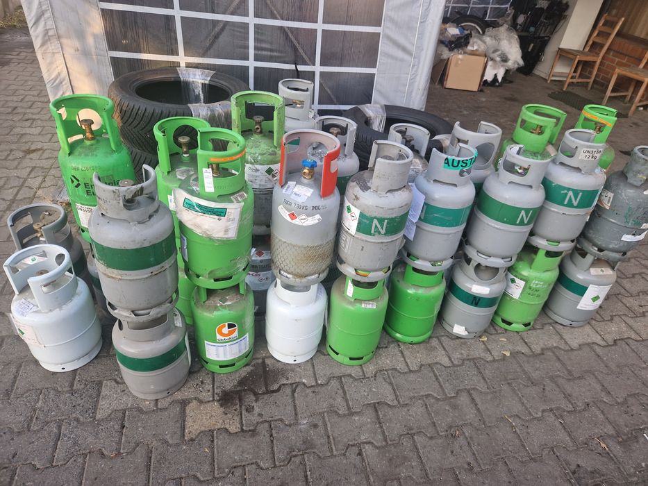 Butla po czynniku chłodniczym klimy klimatyzacji R134A 5L