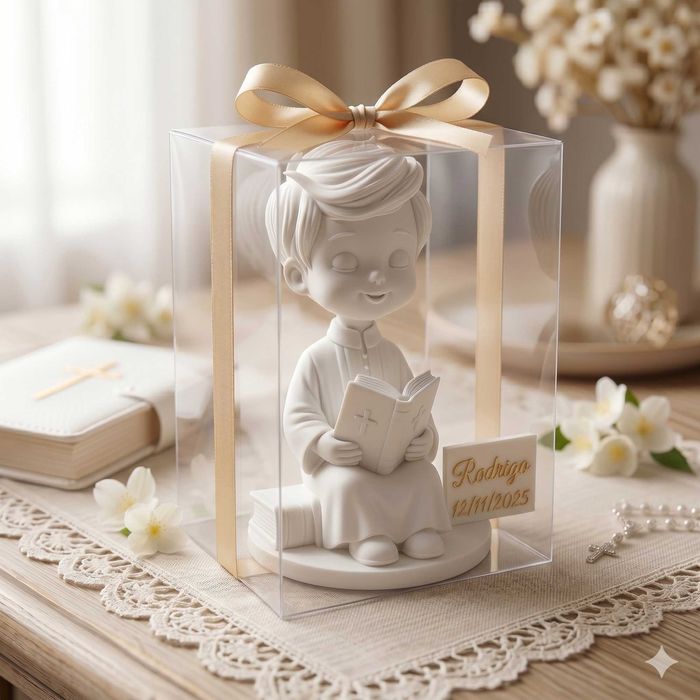 Lembrança de luxo - personalizada - Batismo e 1a Comunhão