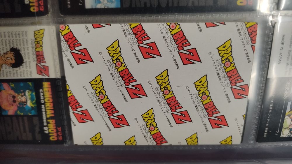 Carta DragonballZ Amada holográfica 3D rara