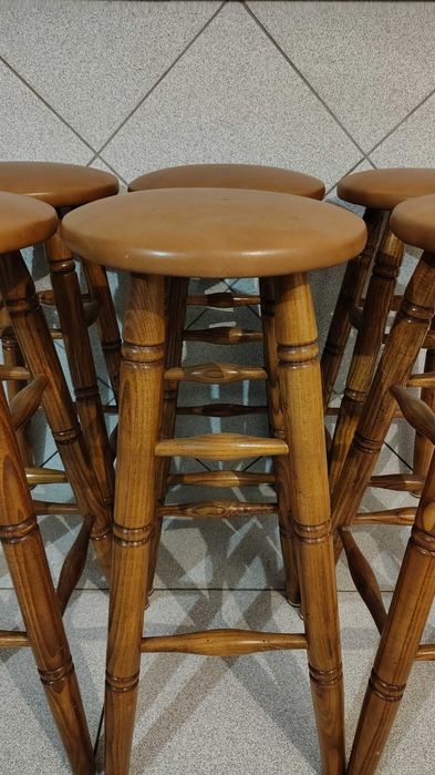 Conjunto de 6 bancos para bar como NOVOS