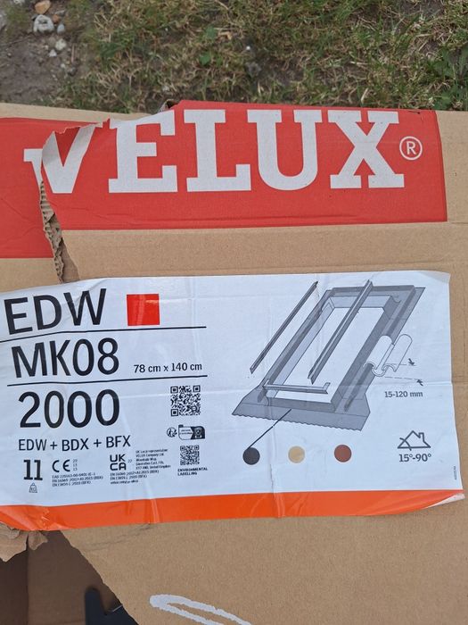 Kołnierz do okna velux EDW MK 08 2000