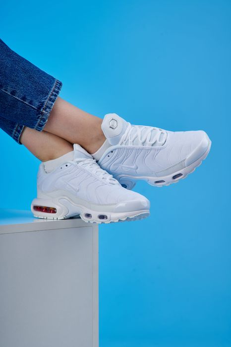 Кросівки Кроссовки Nike Air Max TN Full White Білий Белый Кросовки повсякденні