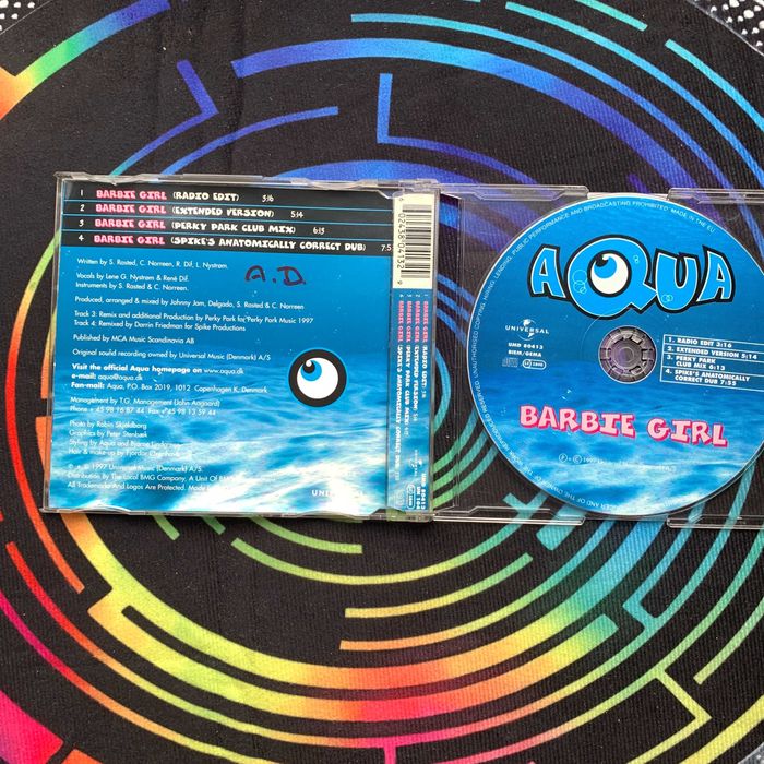 Aqua – Barbie Girl (Maxi-Single) 1997 Universal (Europe) ліц європ СД