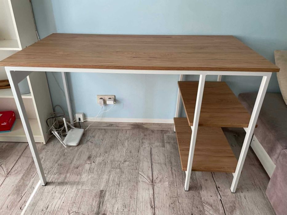 Biurko w stylu loft ręcznie spawane na zamówienie 125cm