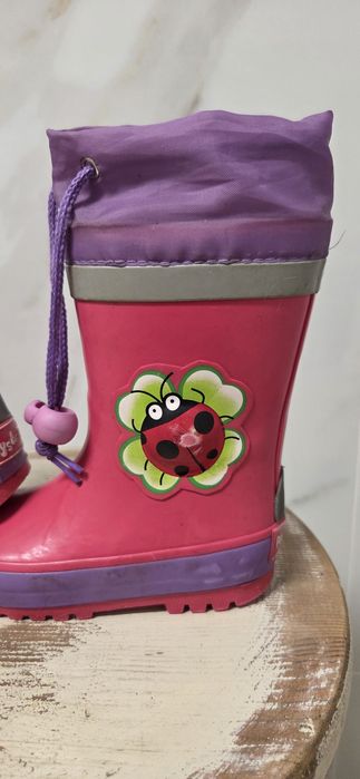 Kalosze dla dziewczynki z biedronką  20-21