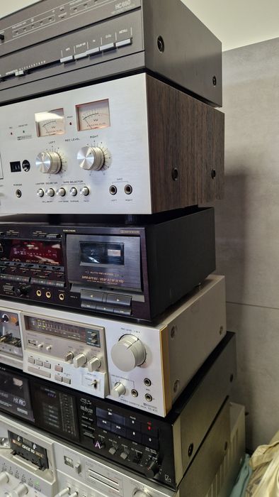 Kaseciak Sony TC-K71 Luxman K112 Pioneer CT W820R  Akai CS 705D