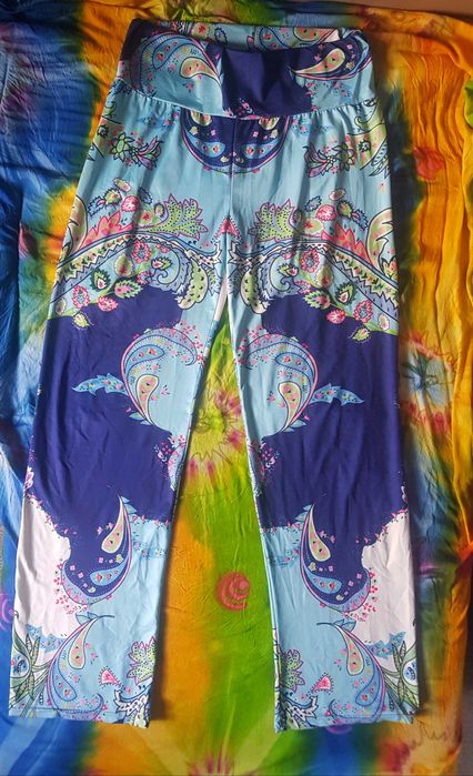 Spodnie dzwony boho etno hippe roz  S