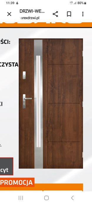 Drzwi wejściowe Na Zewnątrz 80 , 90