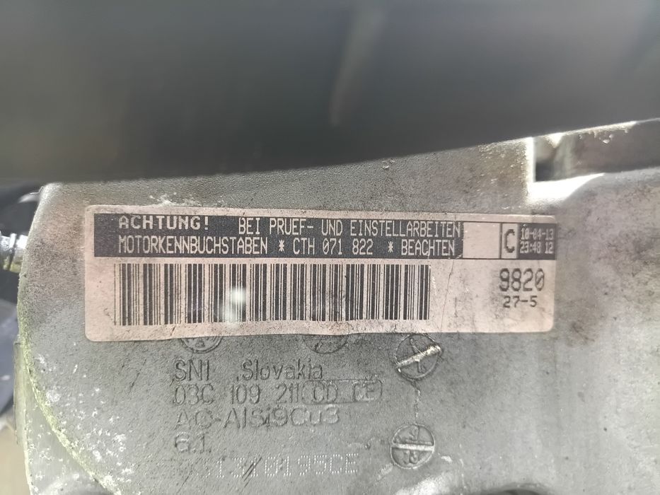Motor VW Audi 1.4 FSI ref CTH
