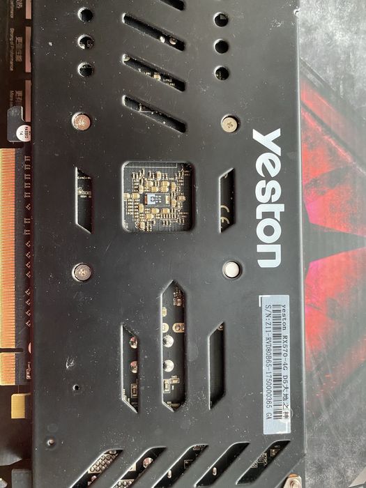 Видеокарта Radeon RX-570 Yeston 4Gb