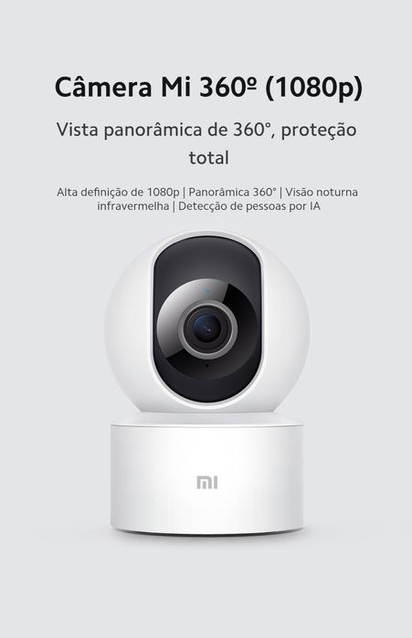 Xiaomi Mi 360° Camera 1080p – Como Nova | Rotação 360° | Visão Noturna