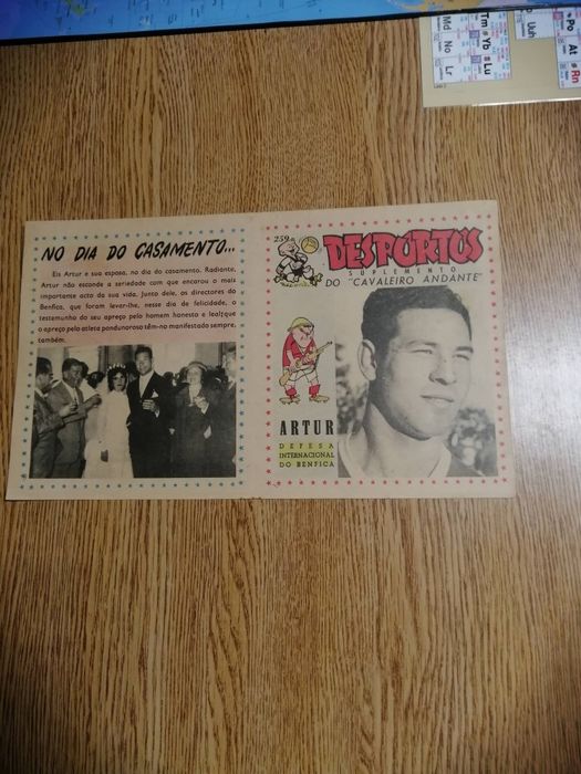 Suplementos antigos futebol Cavaleiro  Andante