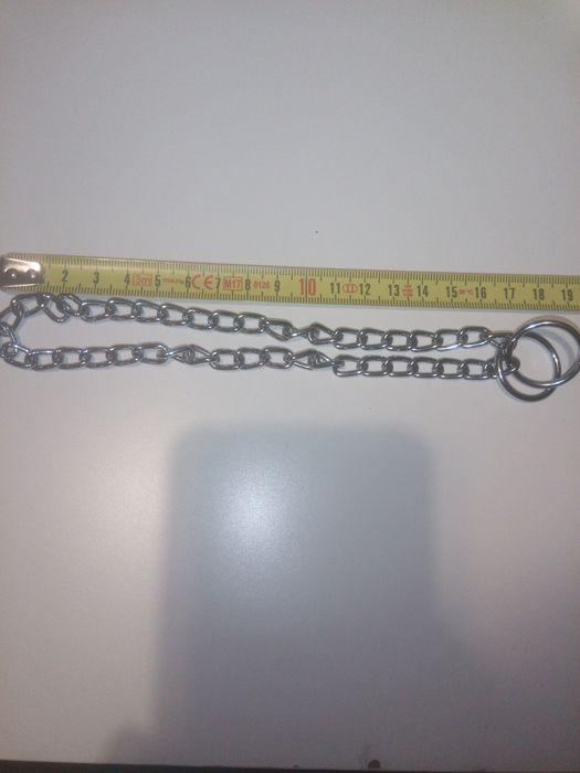 Nowa Obrożna nierdzewna dlugosc ok 34cm.