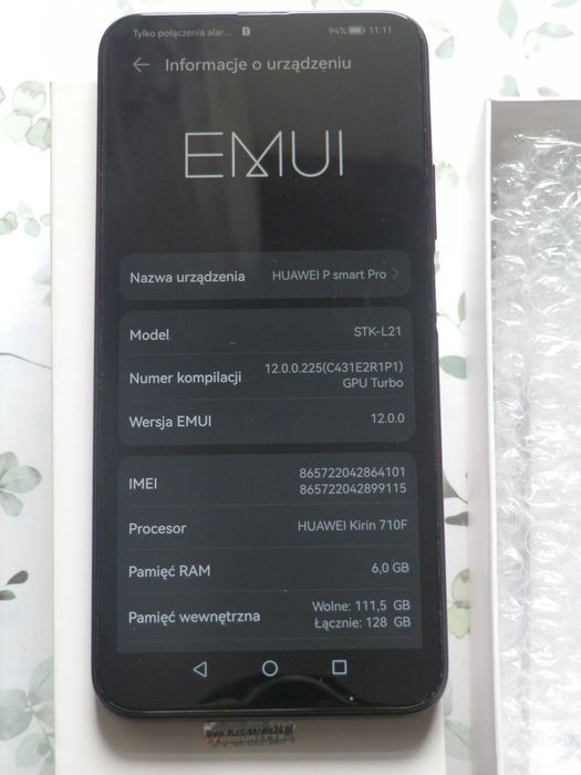 Huawei - idealny stan + gratis.