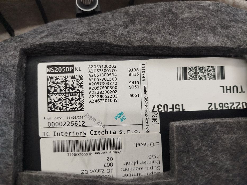 Quartela tras esquerdo - MERCEDES-BENZ C-CLASS T-Model (S205) | 14 -