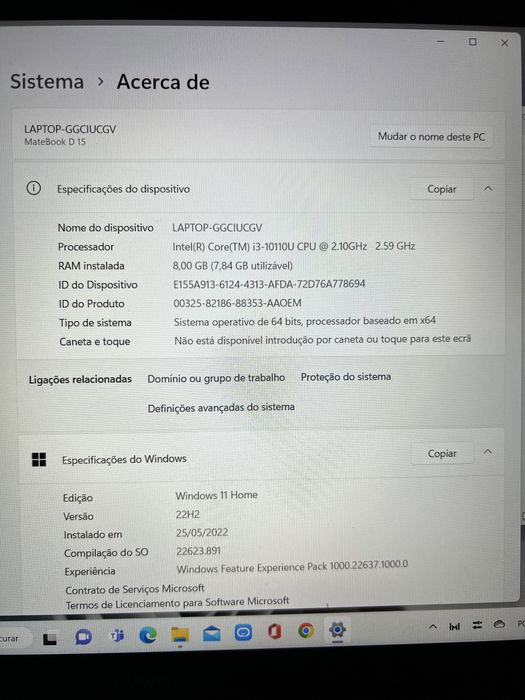Huawei MateBook D15
