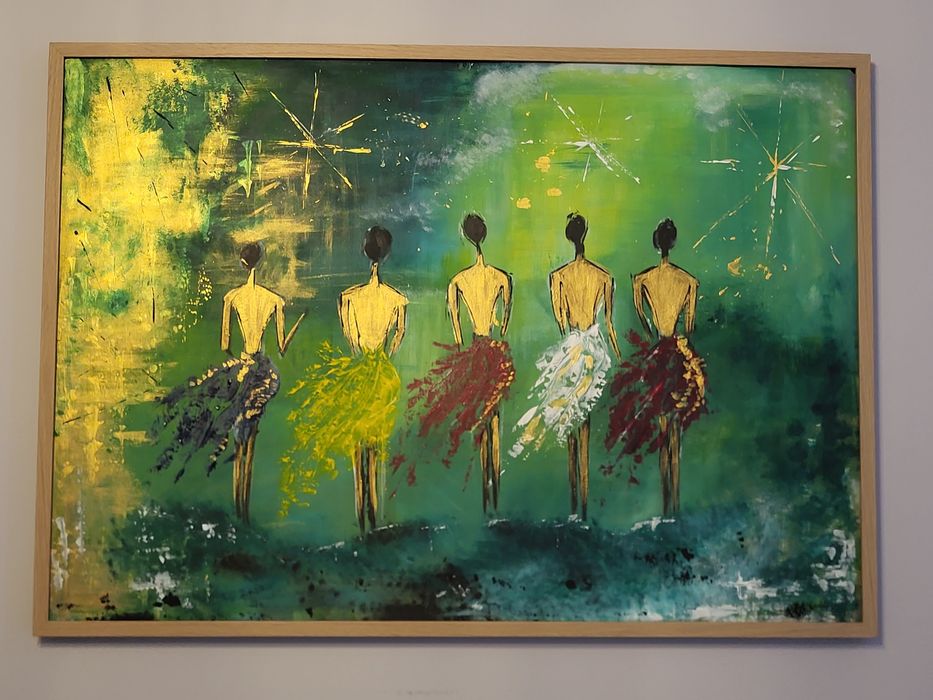 Obraz akryl na płycie 95x75 cm -  "Strażniczki światła"