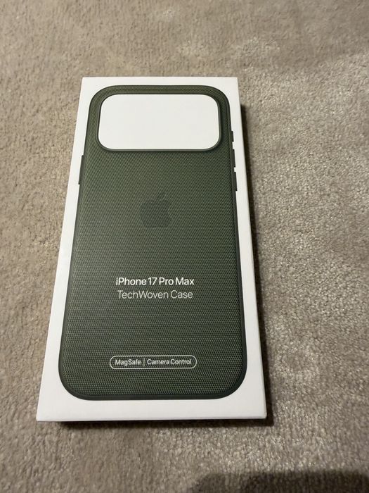 Green Techwoven Case Iphone 17 promax - nova