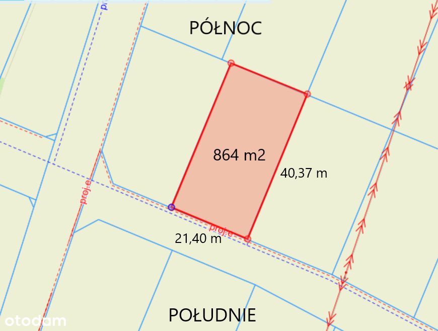 Ładna działka w cichej, spokojnej okolicy
