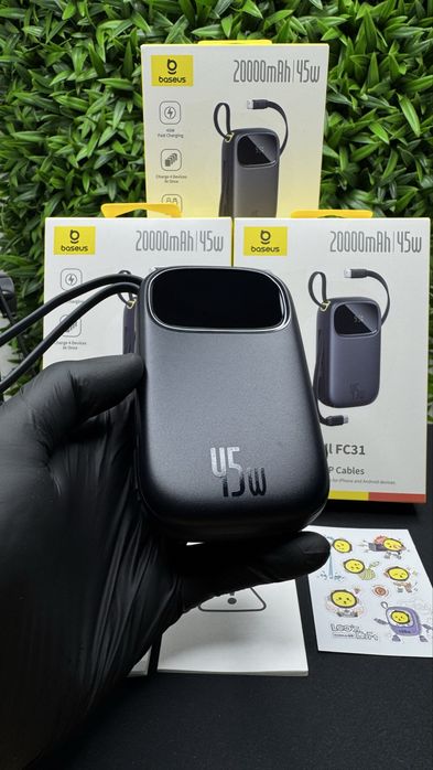Топовая новинка Базеус 20000 mAh 45W Baseus powerbank с гарантией