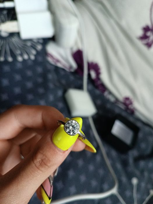 Срібне колечко  нове