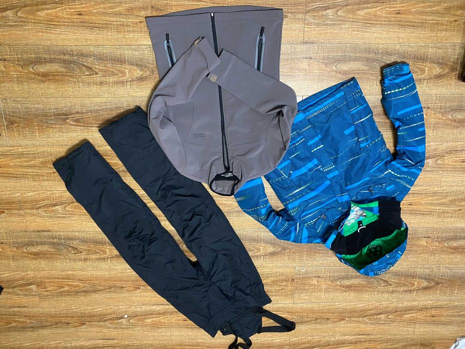 Лыжный костюм зимний комбинезон оригинал р.158