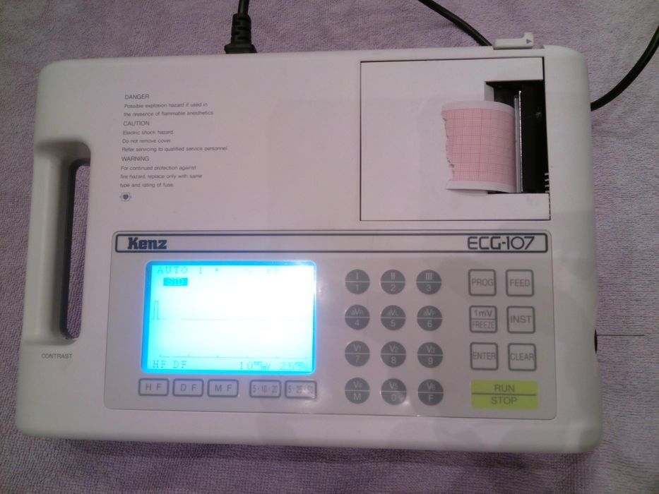 Elektrokardiograf Kenz ECG-107 aparat EKG Legnica • OLX.pl