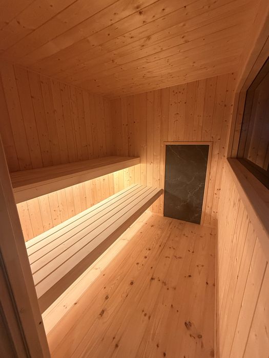 Sauna ogrodowa / zewnętrzna / kostka