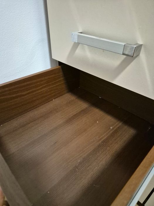 Meble wenge komoda szafa brąz wanilia