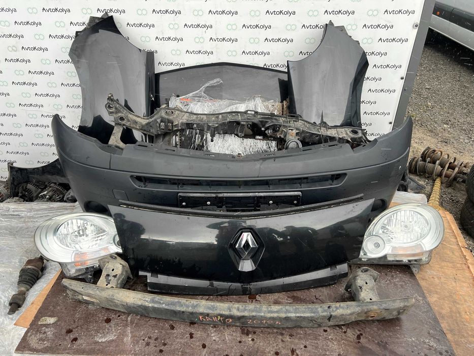 Renault Kangoo 08-16 Капот бампер Фара радіатор Рено Канго Комплект