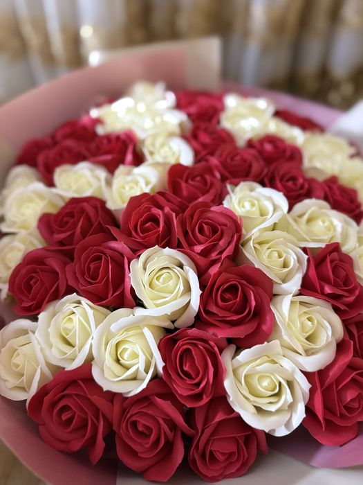 Букет до дня закоханих з мила / Мильні квіти