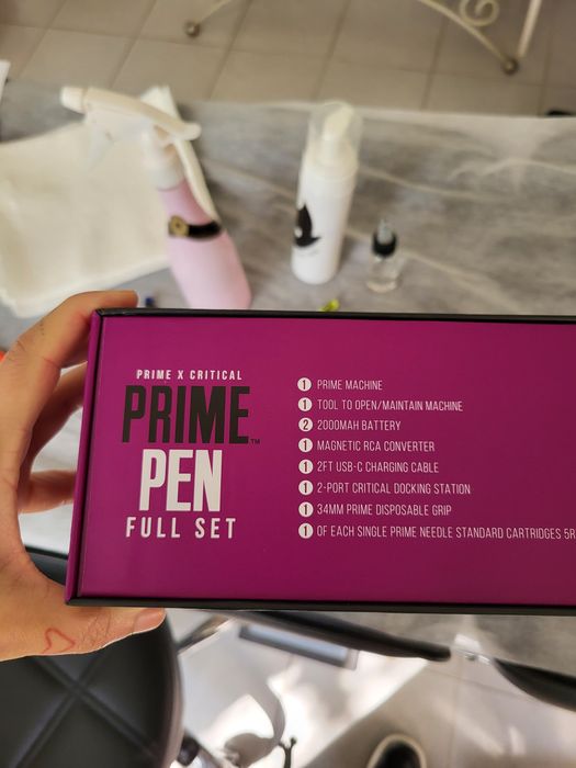 Conjunto máquina tatuar nova