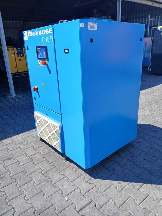 SPRAWNY!!! Sprężarka śrubowa BOGE C15 D 11kW 1.74m3/min, S015018