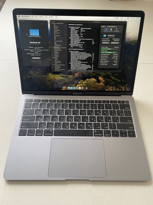 MacBook Air 13 2018 8/128 87%