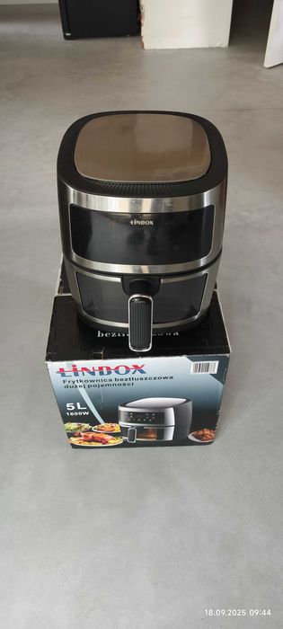frytkownica beztłuszczowa marki LINBOX, model 5503, moc 1600W