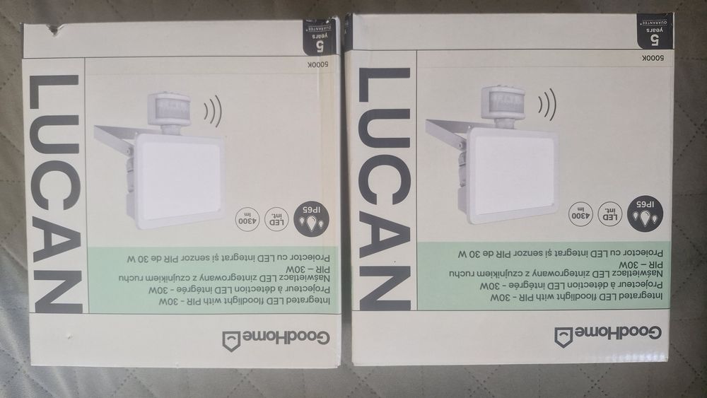 Naświetlacz Halogen Lampa Led zintegrowany z czujnikiem ruchu  50% ceny sklepowej  !!!