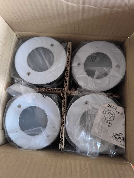 8x Oprawa LED Arcluce Nauto IP68 Niebieska Inox - NOWE komplet