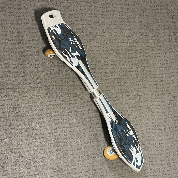 Skate de duas rodas Azul, Cinza e Preto