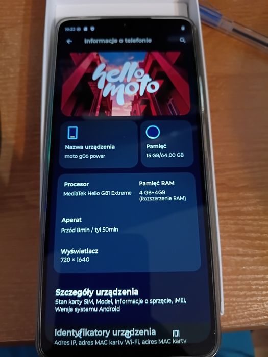 Motorola g 06 POWER