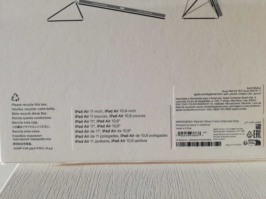 Smart Folio para iPad Air de 11 polegadas (M2) - Cinzento‑carvão