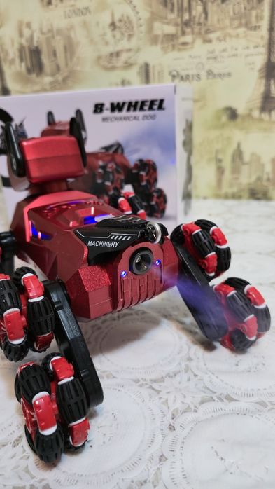 Восьмиколёсный робот собака  интерактивная игрушка  пульт управления