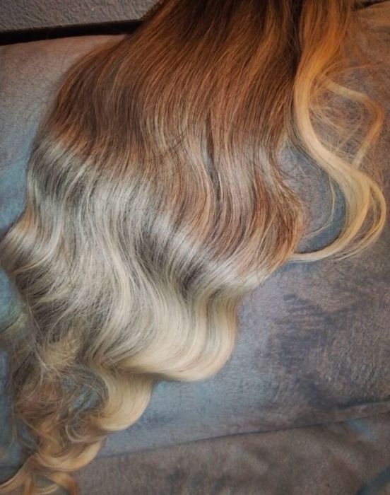 Peruka ombre bardzi naturalna