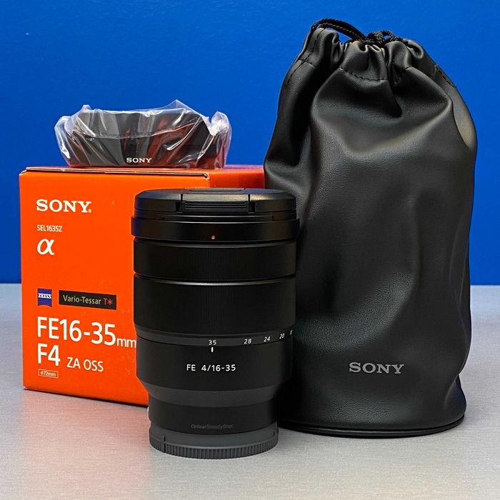 Sony Zeiss FE 16-35mm f/4 ZA OSS T* (NOVA - 3 ANOS DE GARANTIA)